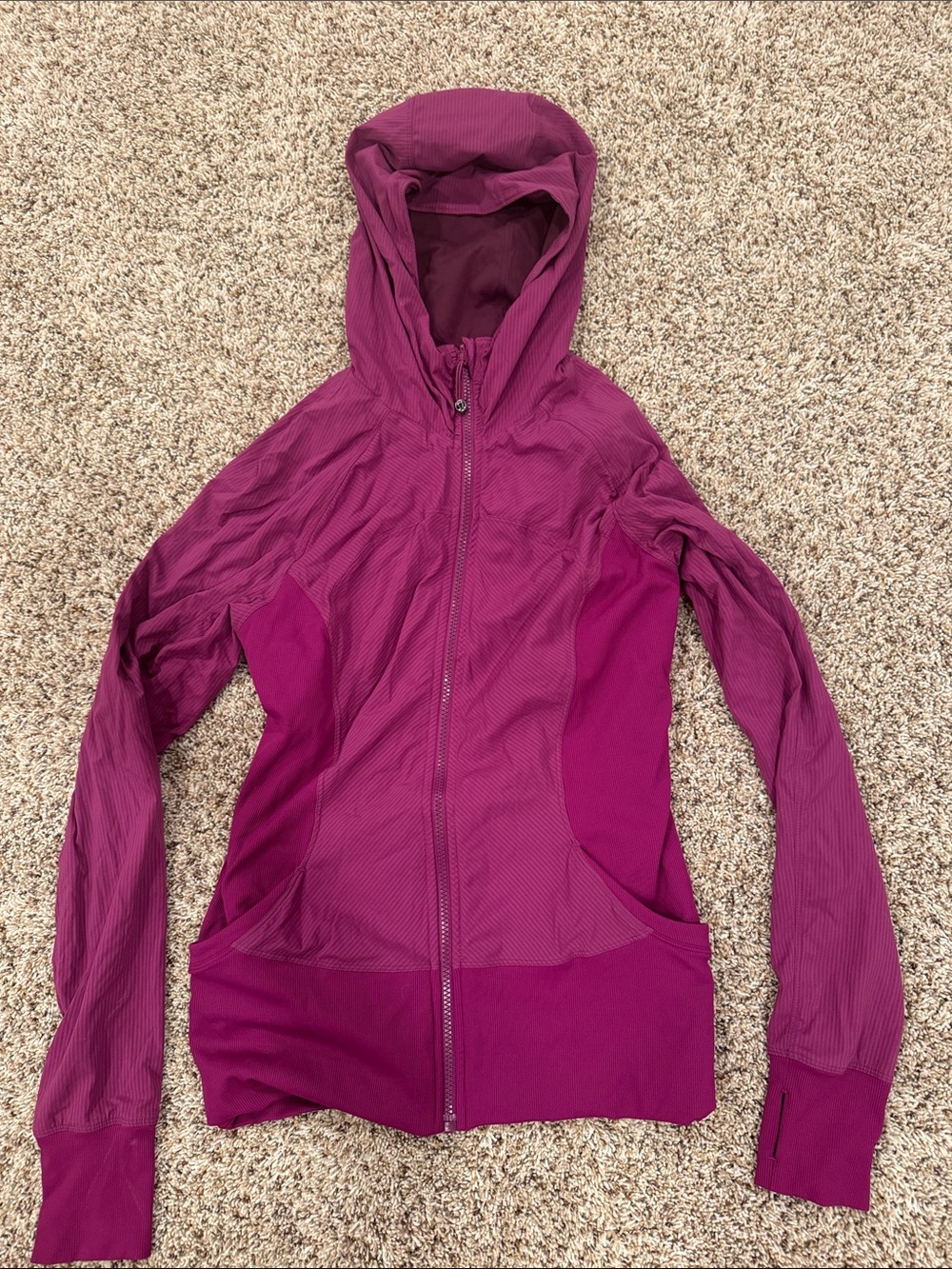 Lululemon Women’s Hooded Zip Jacket - Raspberry Pink